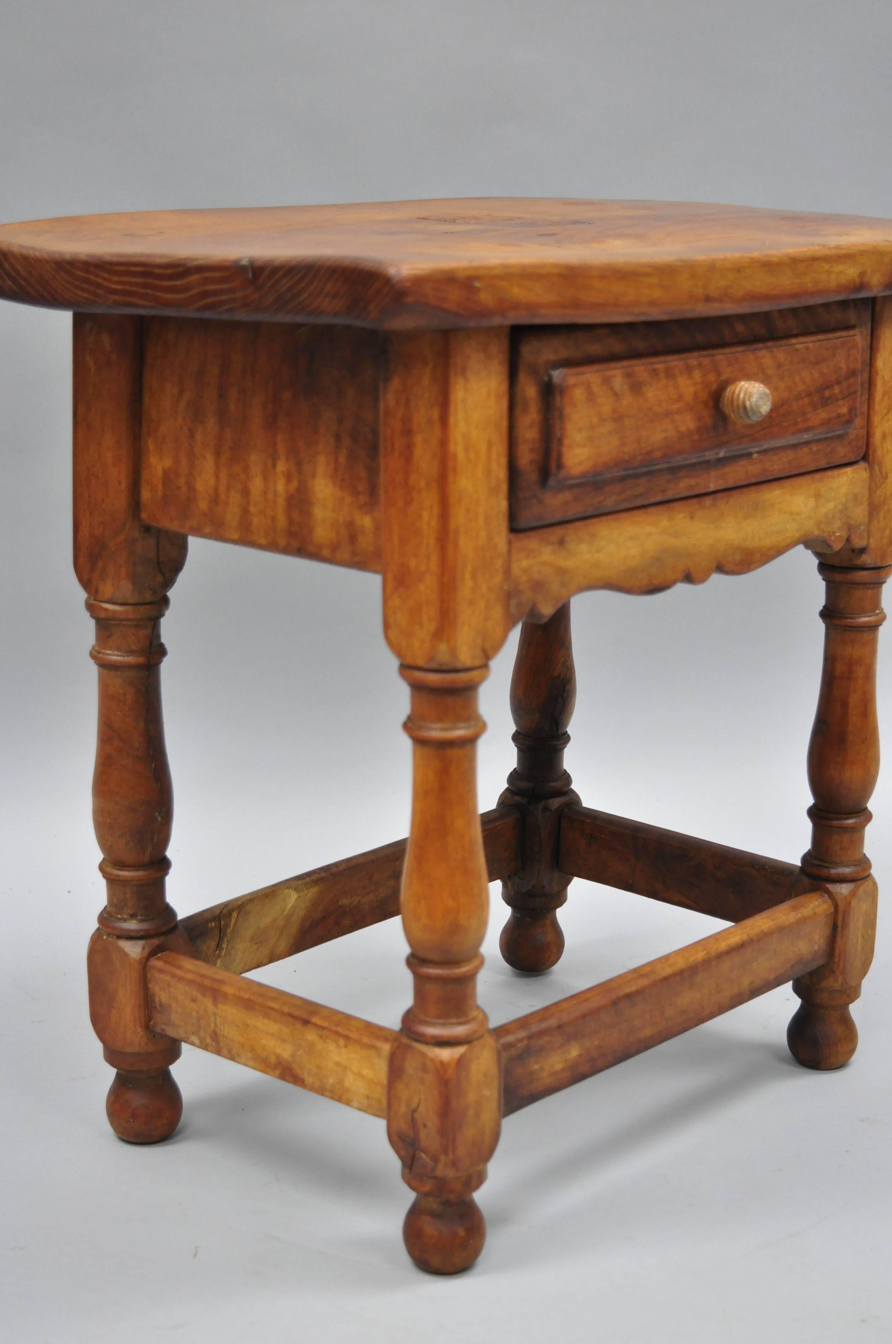 antique pine side tables