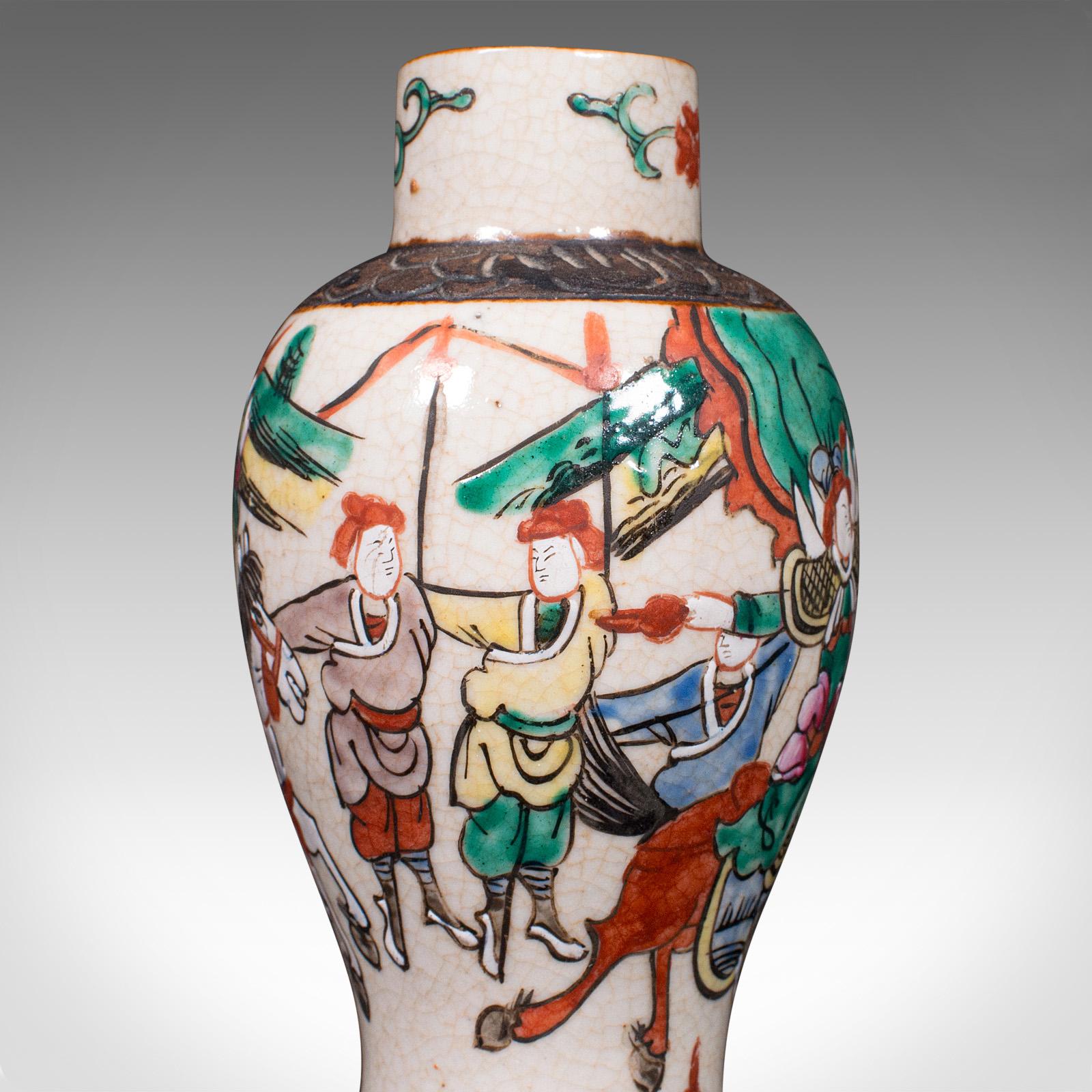 Small Antique Posy Vase, Japanese, Ceramic, Flower Urn, Meiji, Victorian, C.1900 For Sale 6