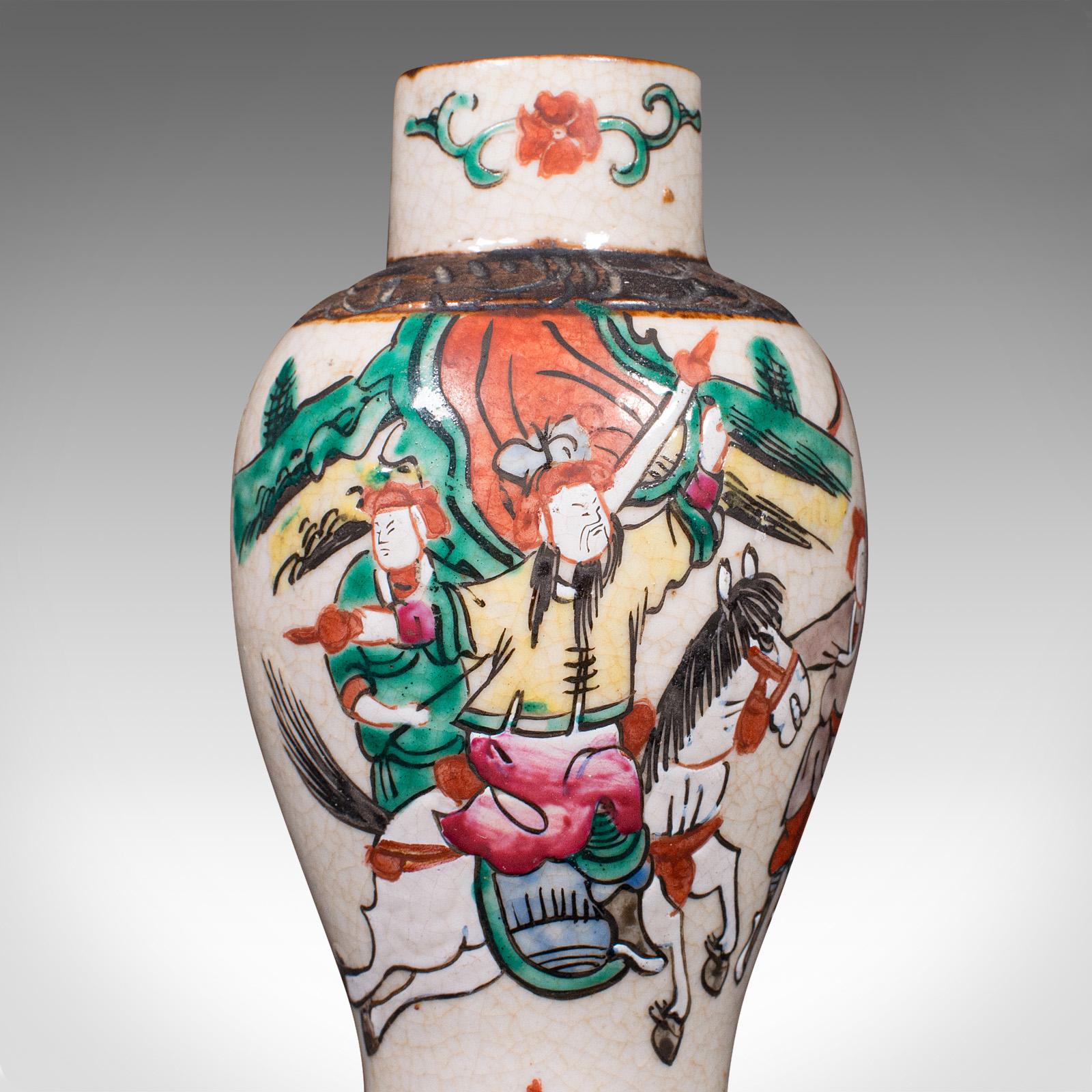Small Antique Posy Vase, Japanese, Ceramic, Flower Urn, Meiji, Victorian, C.1900 For Sale 4