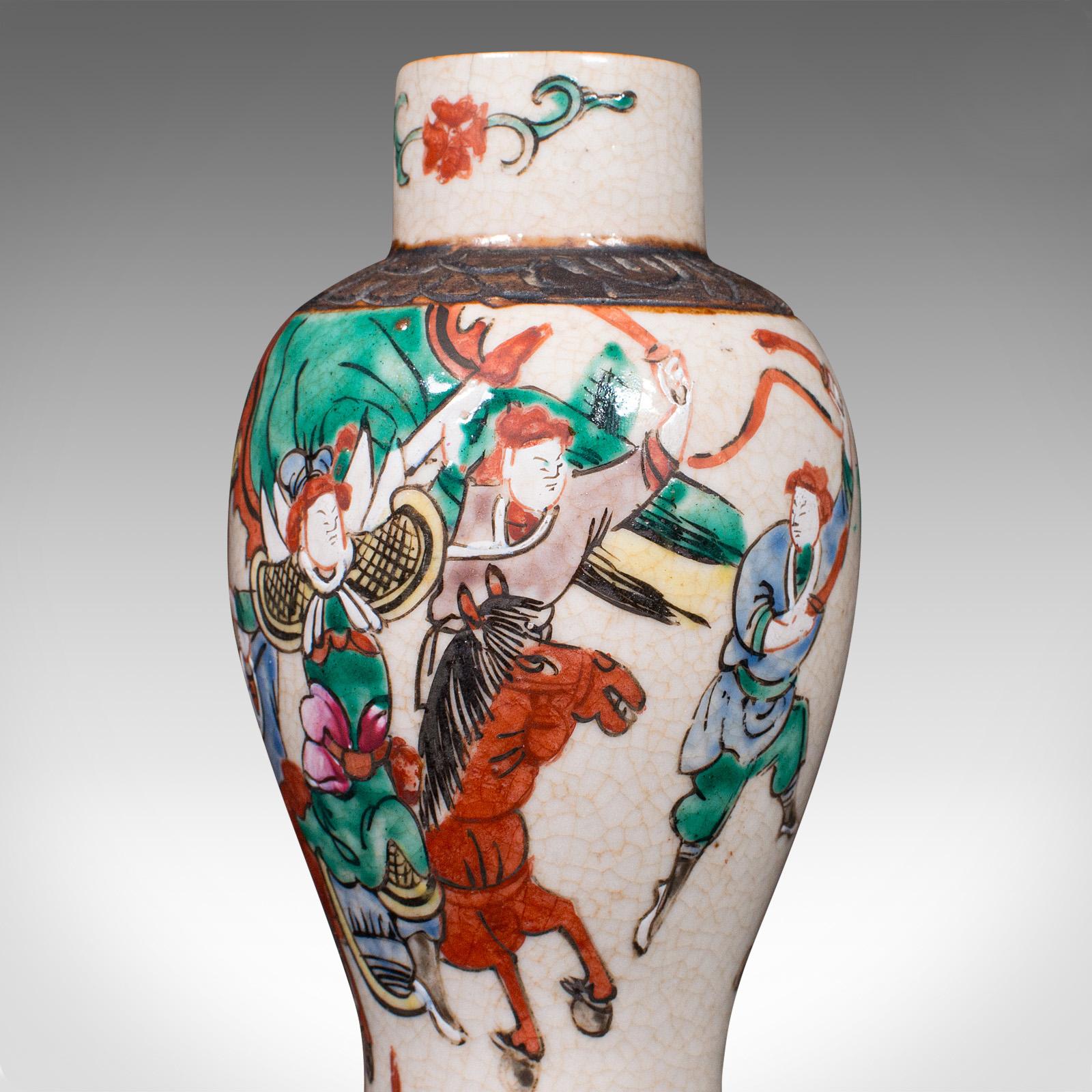 Small Antique Posy Vase, Japanese, Ceramic, Flower Urn, Meiji, Victorian, C.1900 For Sale 5