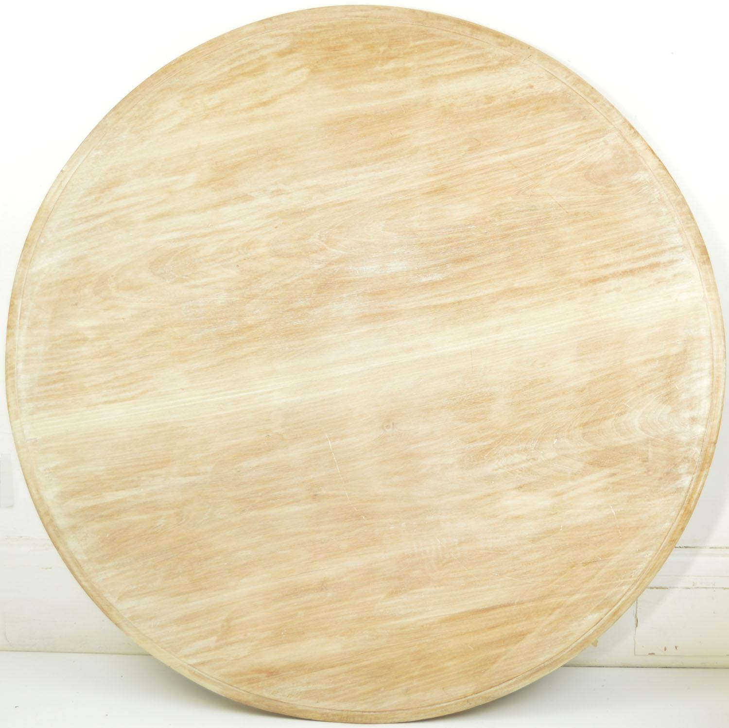 Mid-19th Century Small Antique Round Bleached Mahogany Breakfast Table, English, circa 1835