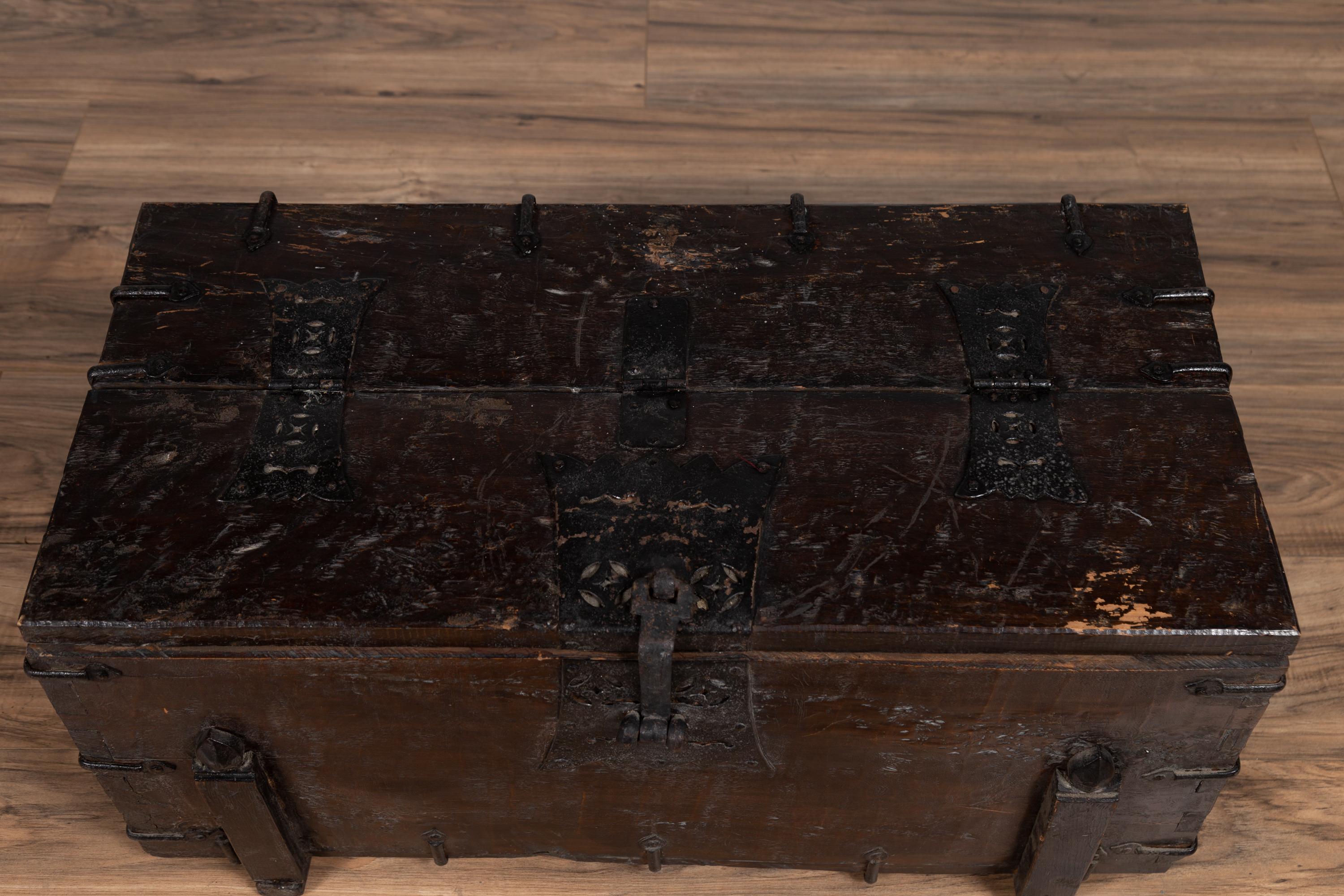 small wooden trunk