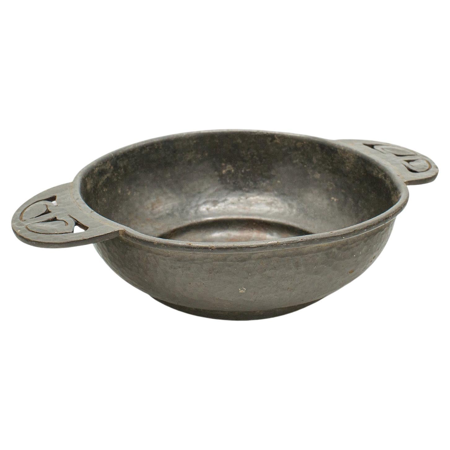 Small Antique Salter, English, Tudric Pewter, Dish, Liberty Of London, Edwardian For Sale