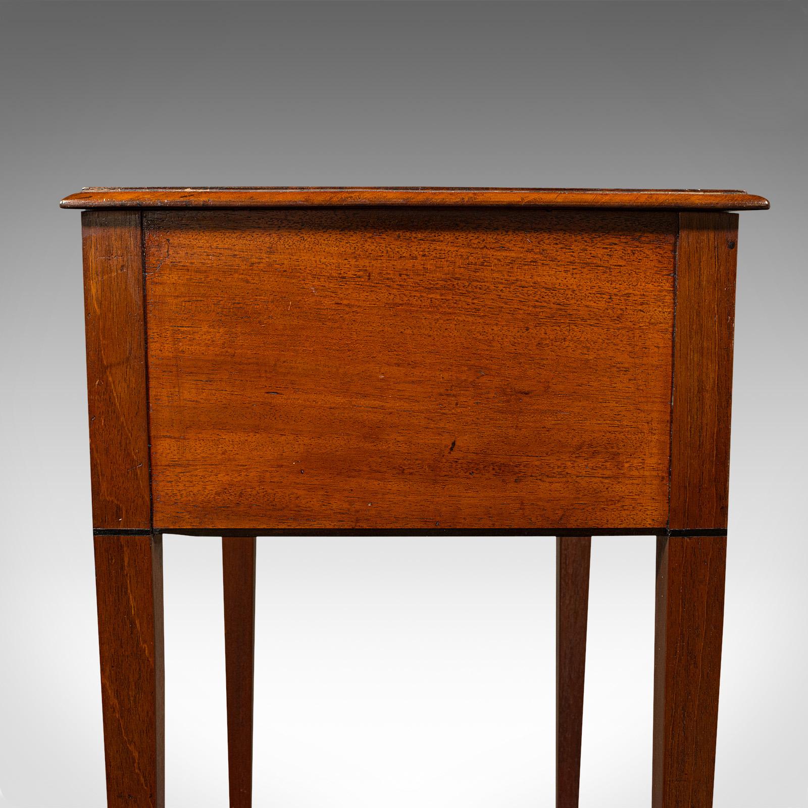 Small Antique Sewing Table, English, Bureau, Correspondence Desk, Georgian, 1800 3