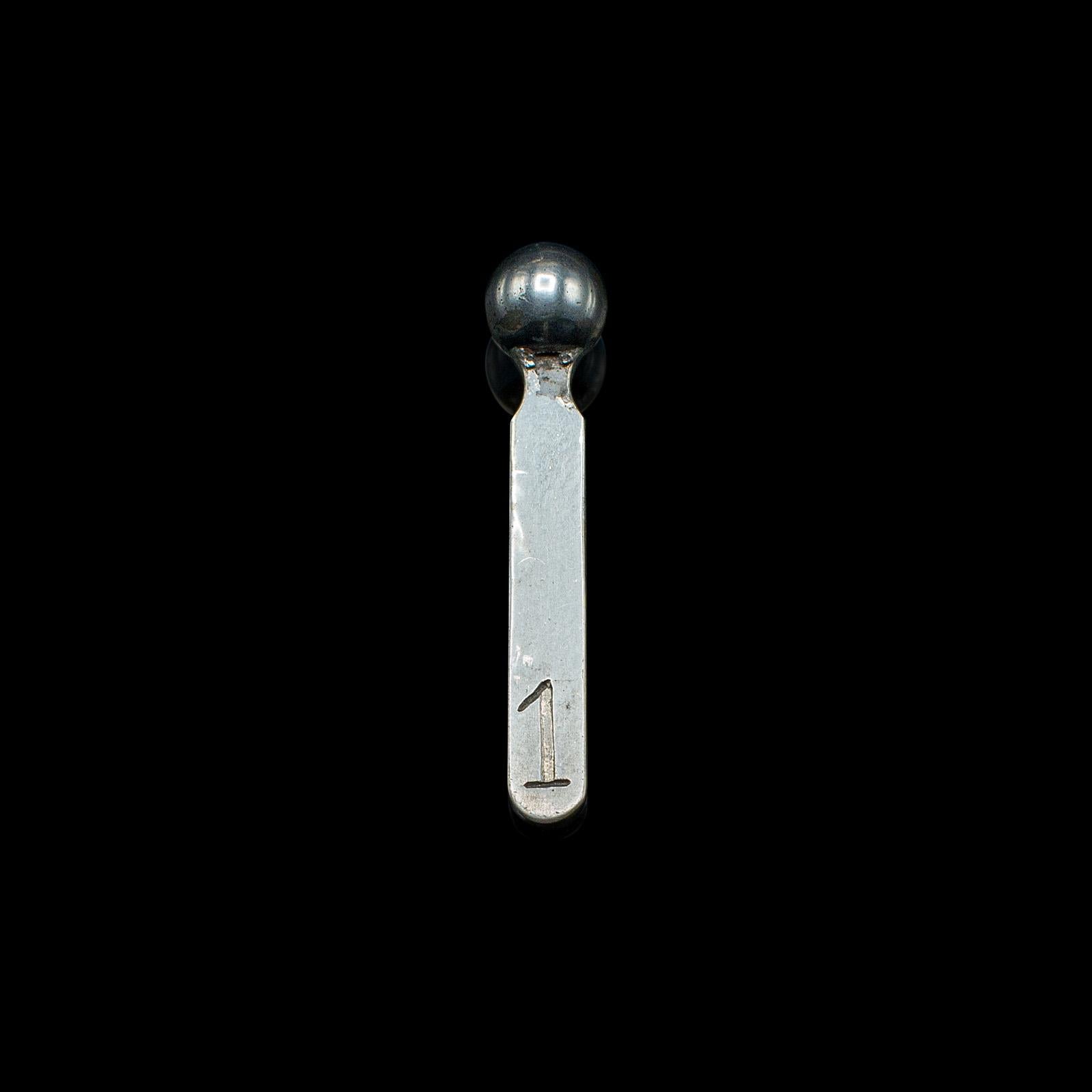 Placcato argento Piccolo astuccio antico per pioli da tiro, inglese, in argento, scatola per pennarelli, vittoriano in vendita