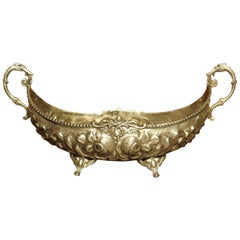 Small Antique Silver Gondola Form Serving Bowl from Germany, circa 1900