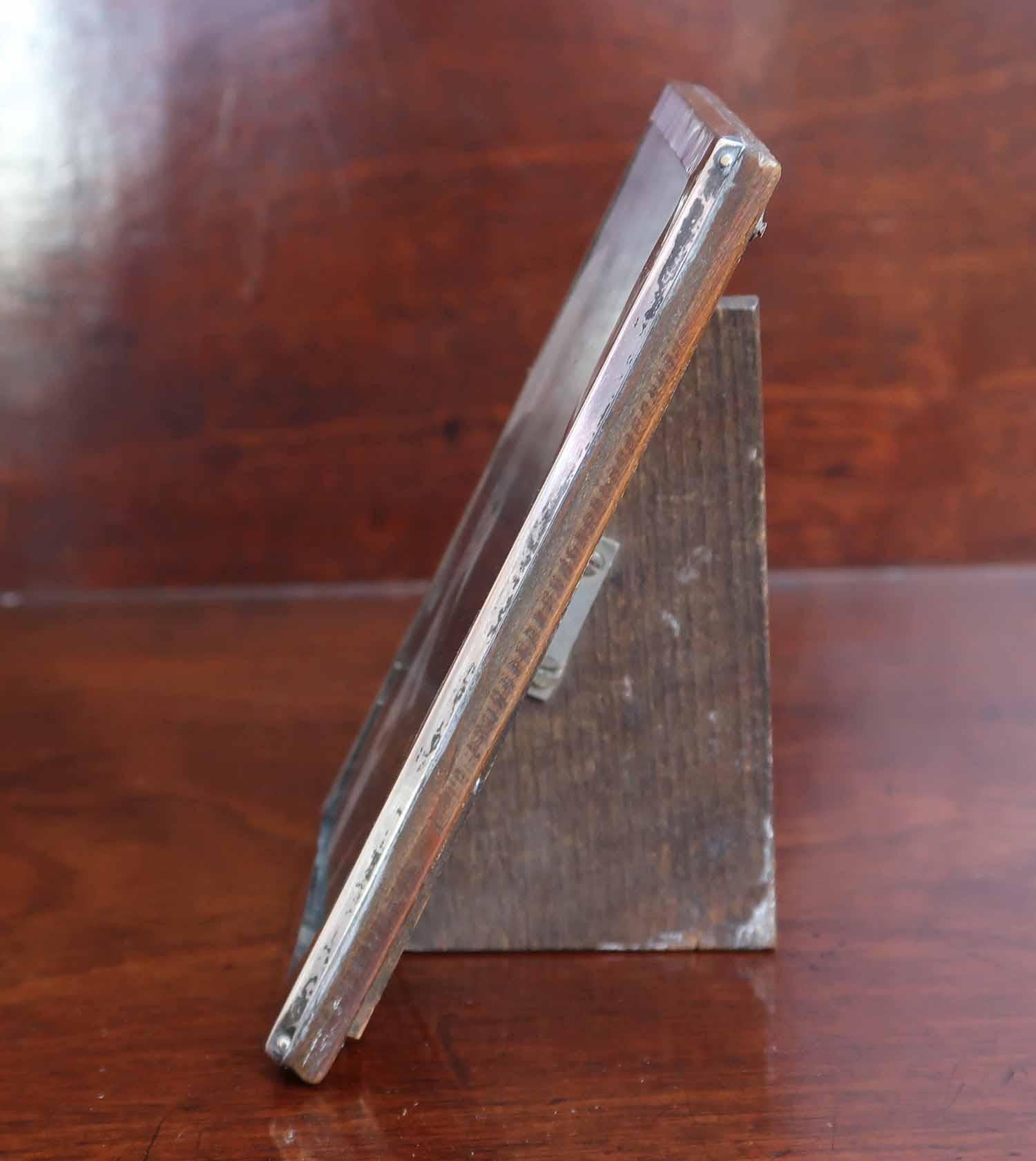 Other Small Antique Silver Photograph Frame. English. Dated 1920 For Sale