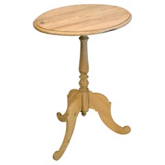 Antiker schwedischer Karl Johan-Sockeltisch aus Kiefernholz, um 1825