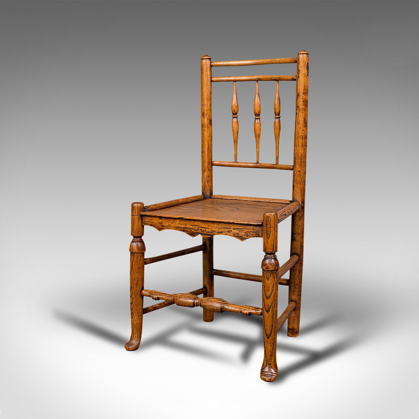small spindle chair