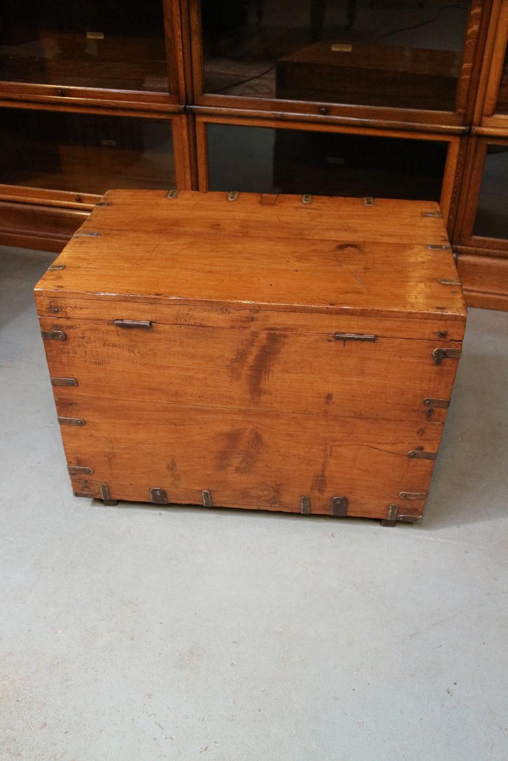 Small Antique Teak Box 2