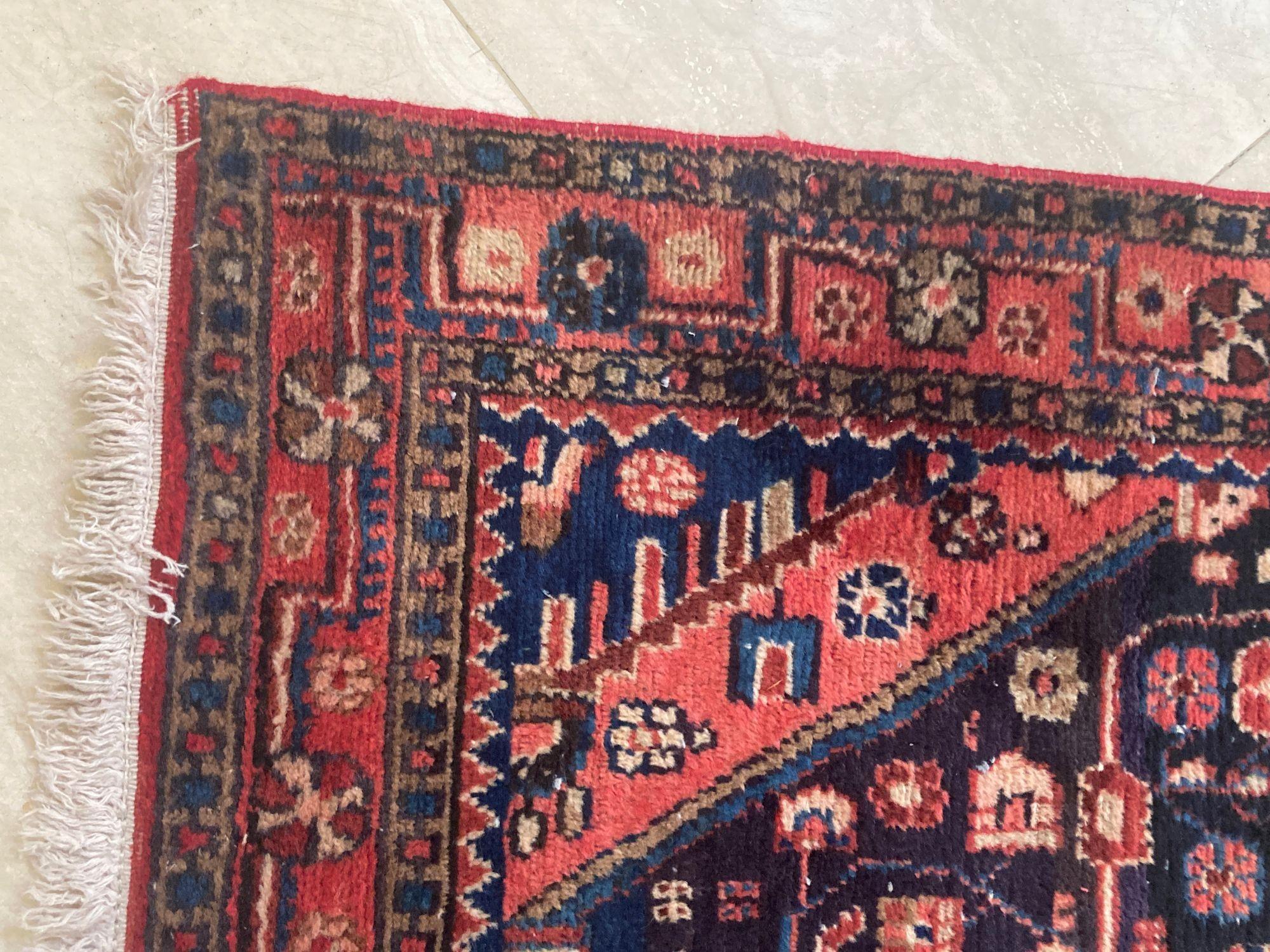 20th Century Antique Turkish Hand-Knotted Ethnic Rug For Sale