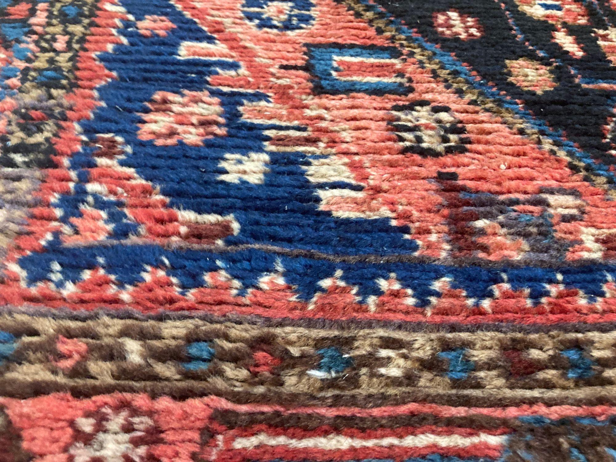 Antique Turkish Hand-Knotted Ethnic Rug For Sale 2