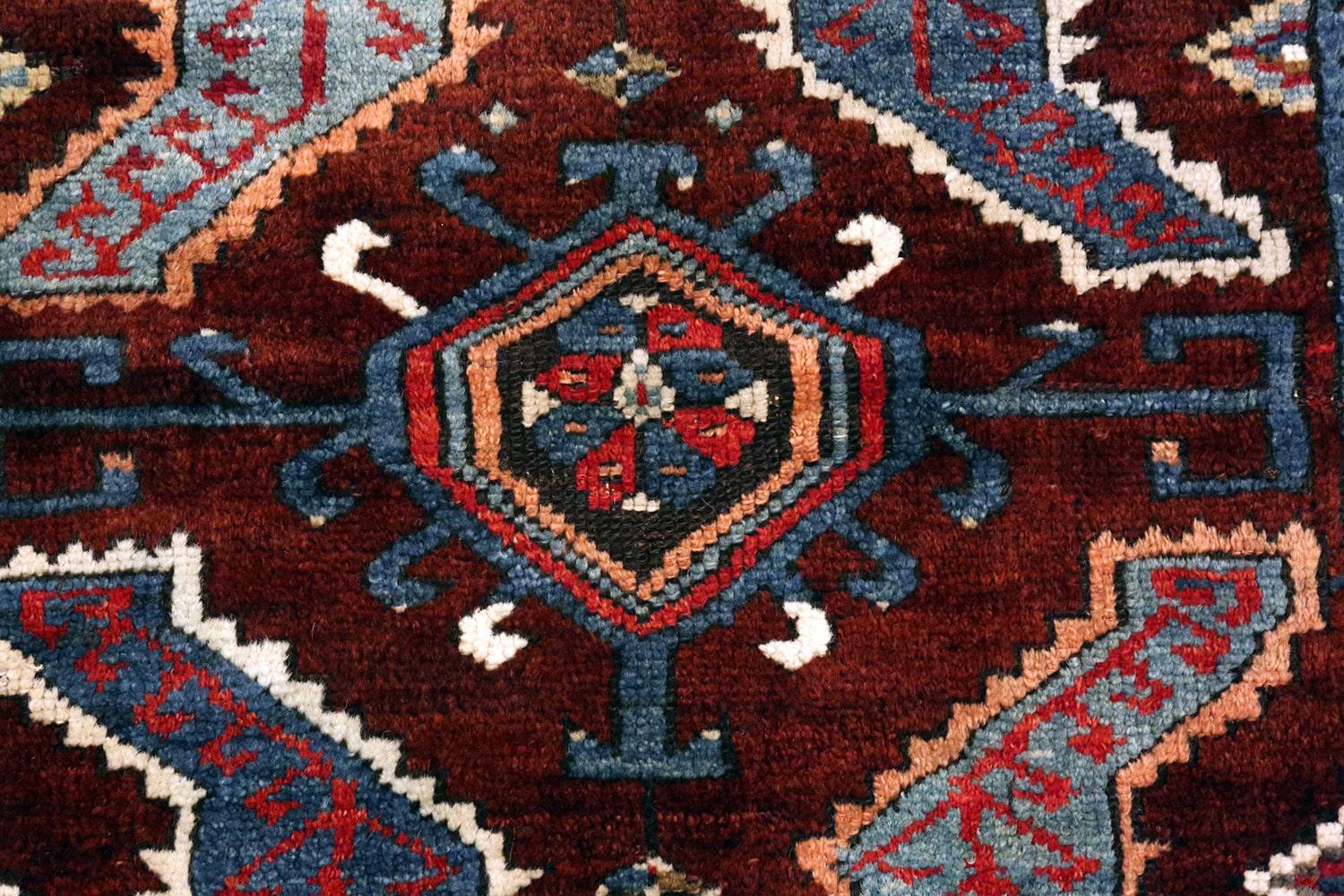 Hand-Knotted Small Antique Turkish Yastic Rug. Size: 2 ft 1 in x 3 ft 3 in (0.63 m x 0.99 m)