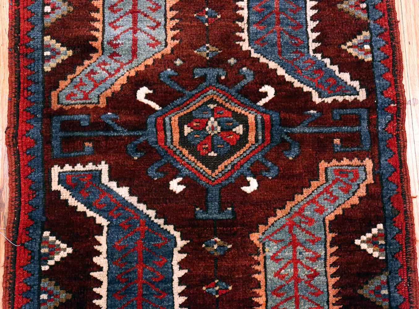 19th Century Small Antique Turkish Yastic Rug. Size: 2 ft 1 in x 3 ft 3 in (0.63 m x 0.99 m)