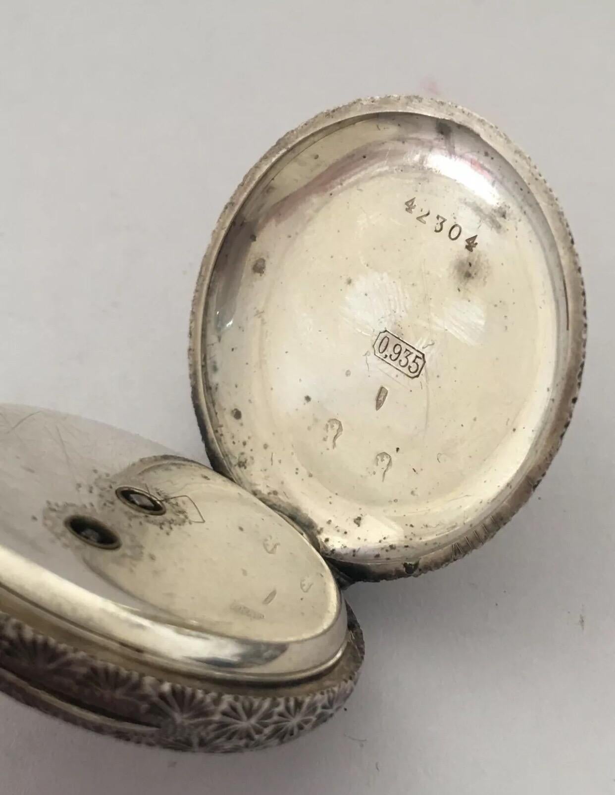 small silver watch
