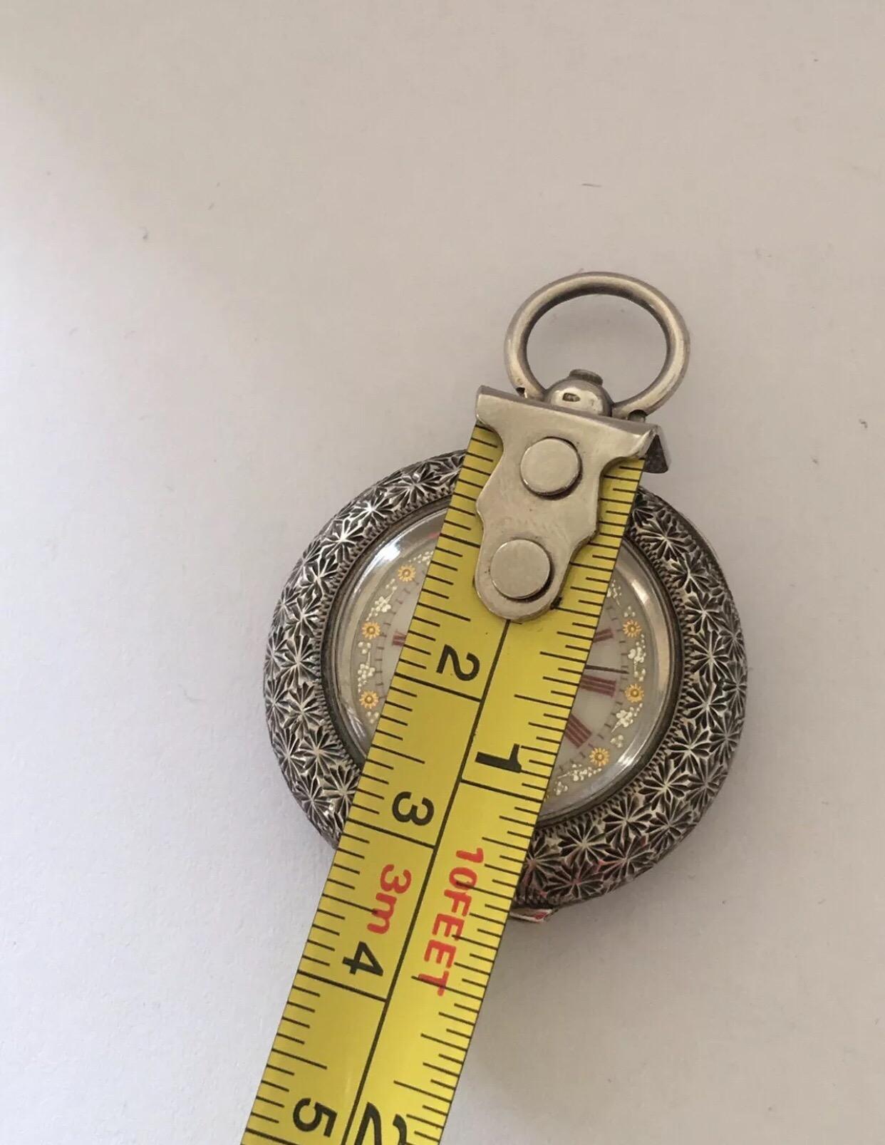 Small Antique Victorian Key-Wind Silver Fob / Pocket Watch 1