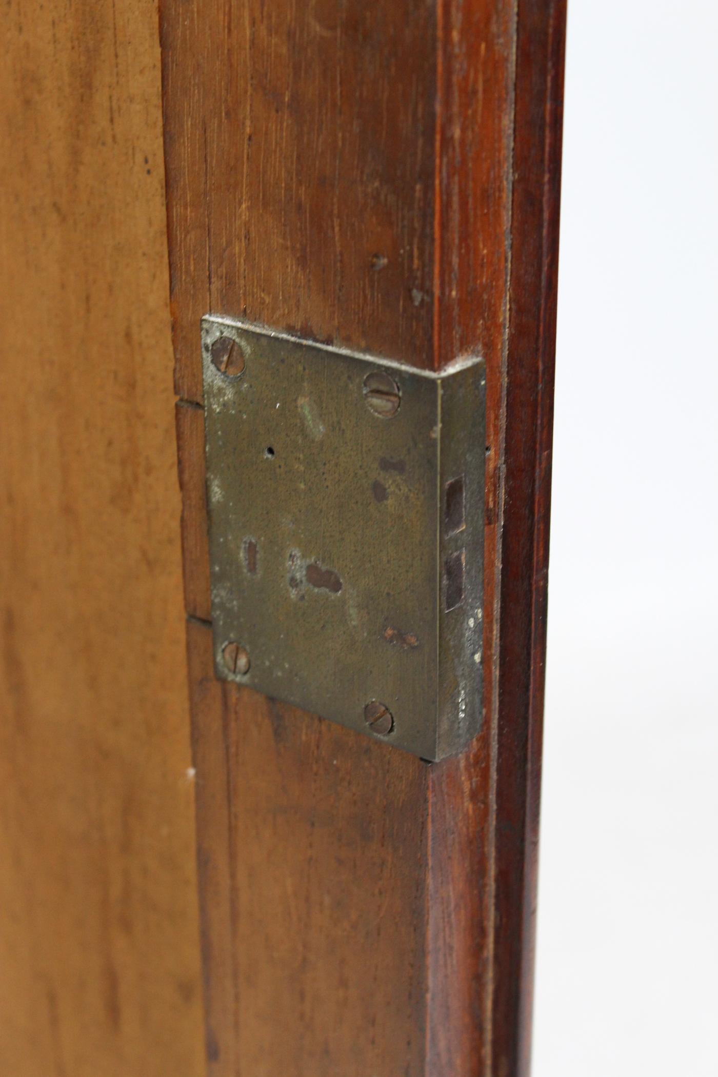 English Small Antique Victorian Mahogany Chiffonier Sideboard Credenza Cupboard Dresser For Sale