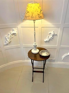 Small Antique Victorian Rosewood Folding Coach/ Lamp Table