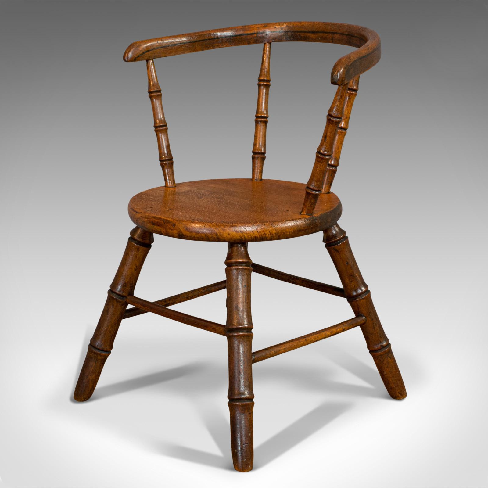 small antique wooden chair