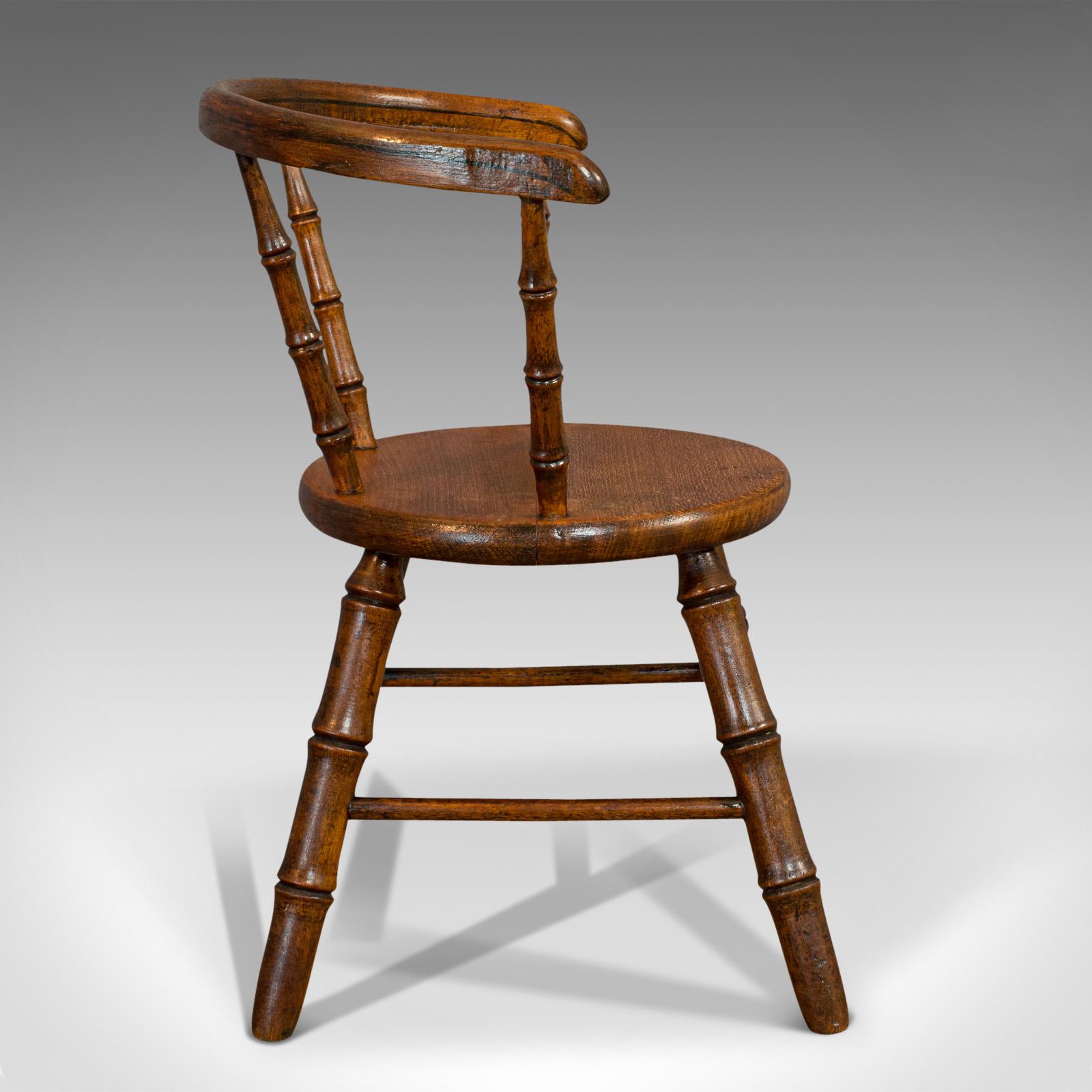 small oak chair