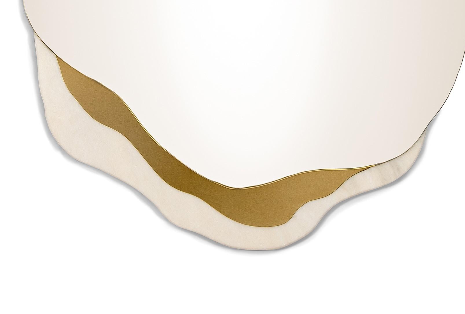 Kleiner Arizona Estremoz-Marmorspiegel von InsidherLand (Postmoderne) im Angebot
