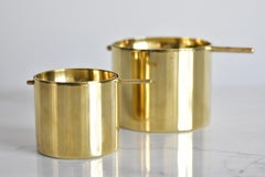 Small Arne Jacobsen Brass Ashtray by Stelton Made in Denmark