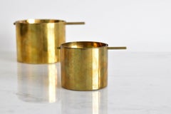 Small Arne Jacobsen Brass Ashtray by Stelton Made in Denmark