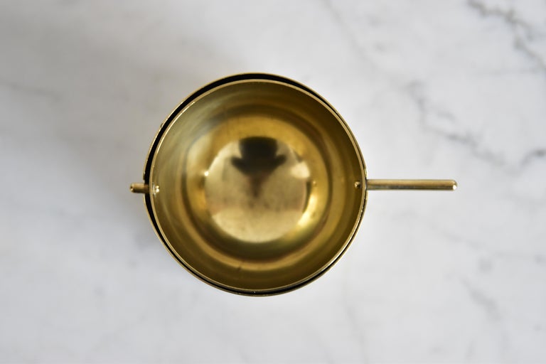 Small Arne Jacobsen Brass Ashtray by Stelton Made in Denmark at 1stDibs
