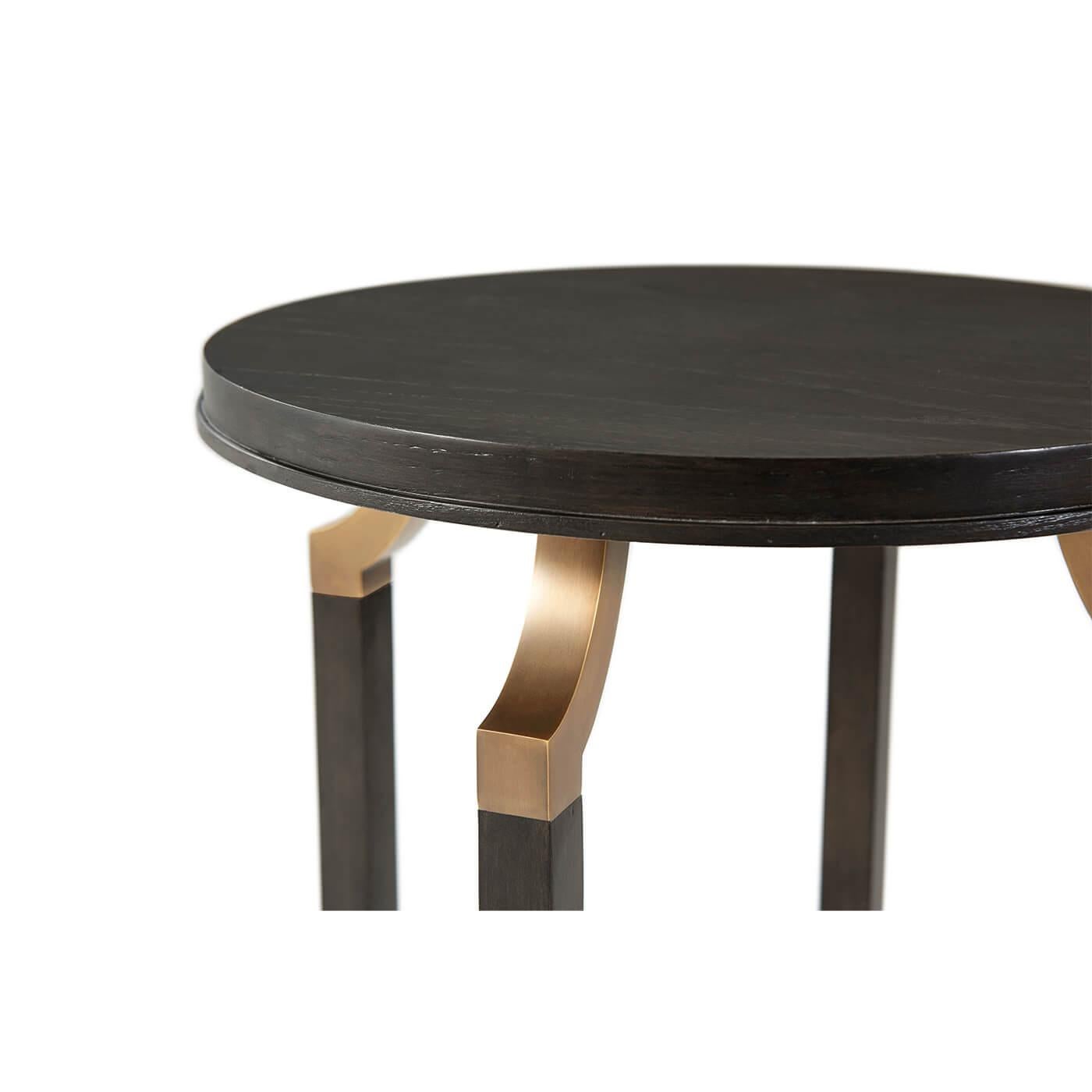 Métal Petite table d'appoint Art déco en vente