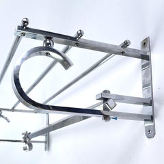 small Art Deco Bauhaus Coat Rack Chrome, 1930s