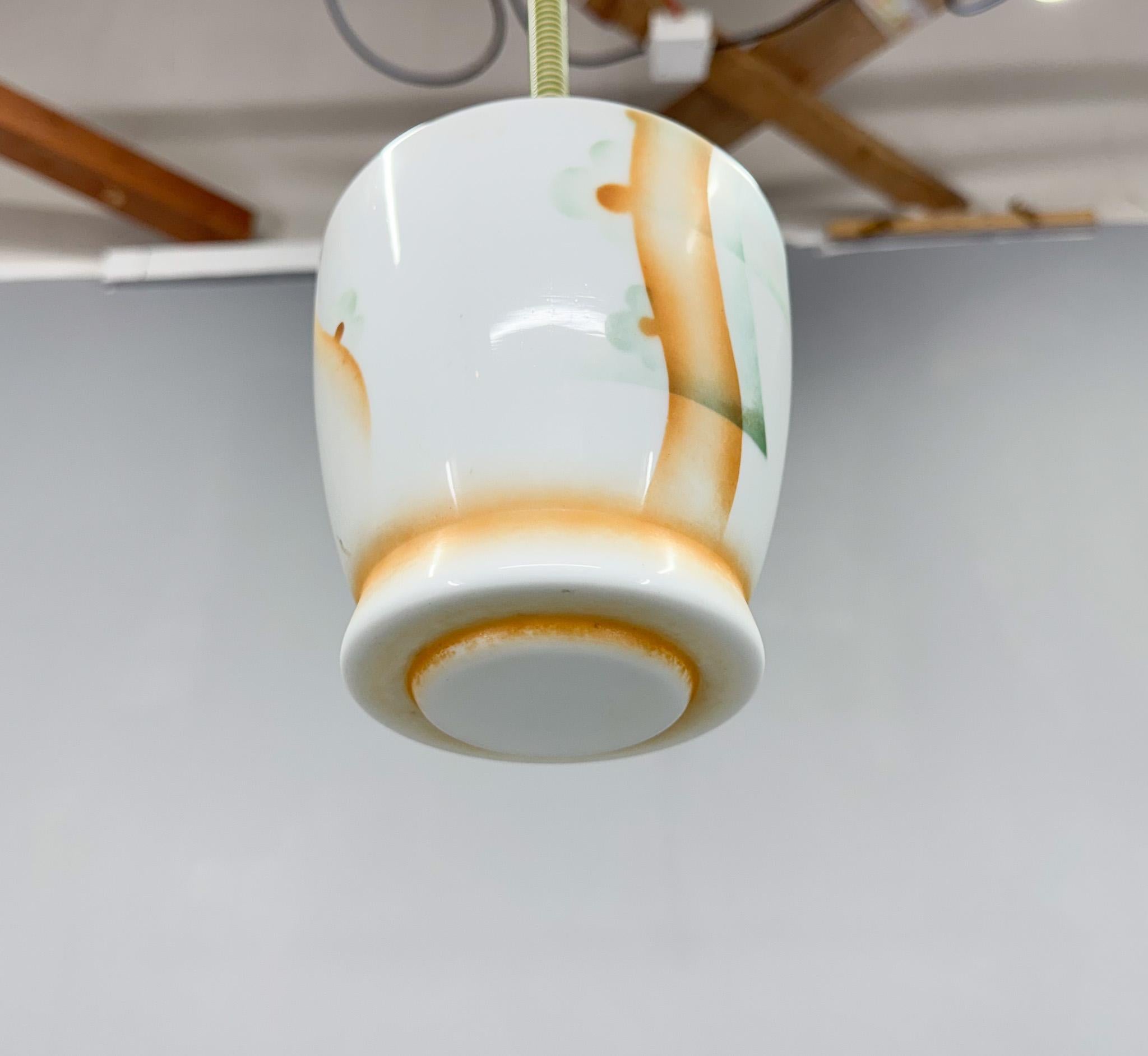 Petite suspension Art déco Ligt, Allemagne, années 1930, restaurée en vente 1