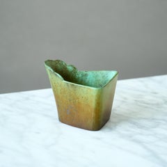 Petit bol en bronze Art déco par GAB Guldsmedsaktiebolaget, Suède, années 1930