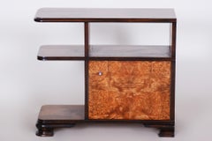 Small Art Deco Cabinet Made in 1930s Czechia, Restored