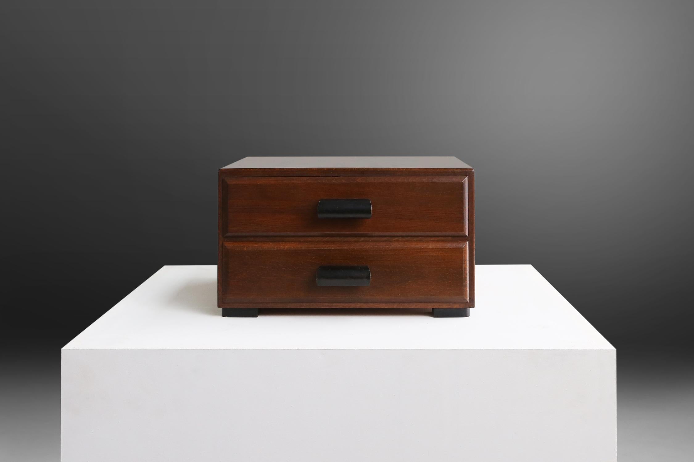 Belgian Small Art Deco Chest of Drawers, Ca.1930 For Sale
