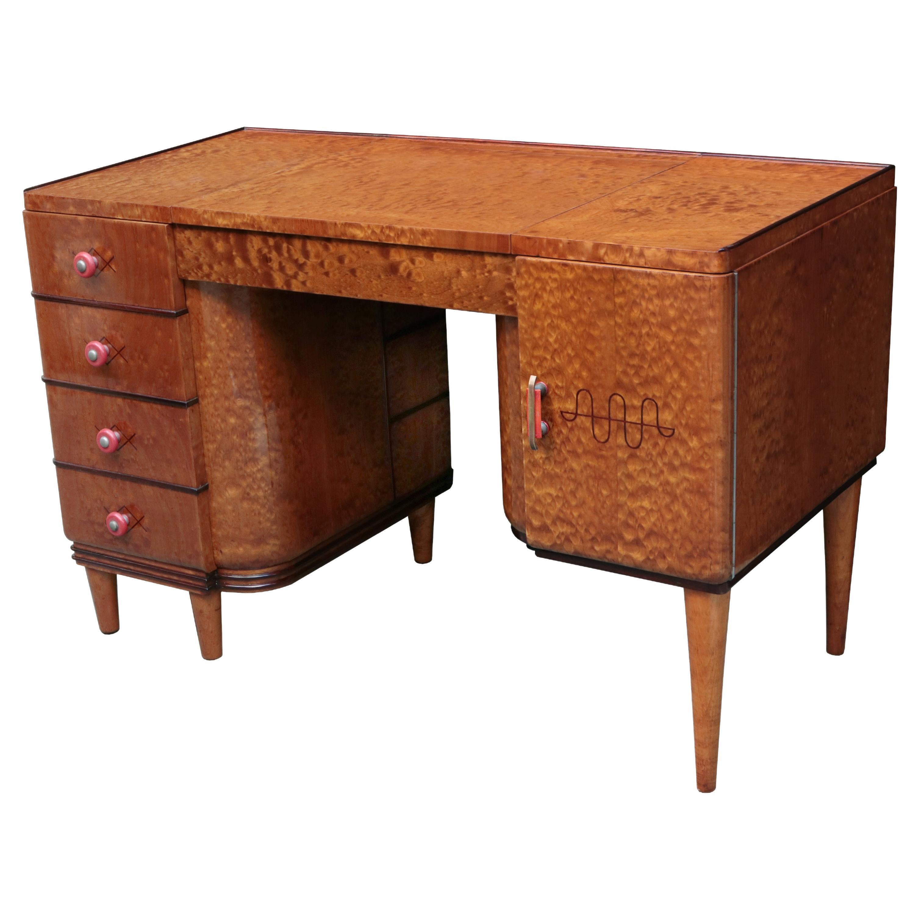 Small Art Deco Desk For Sale