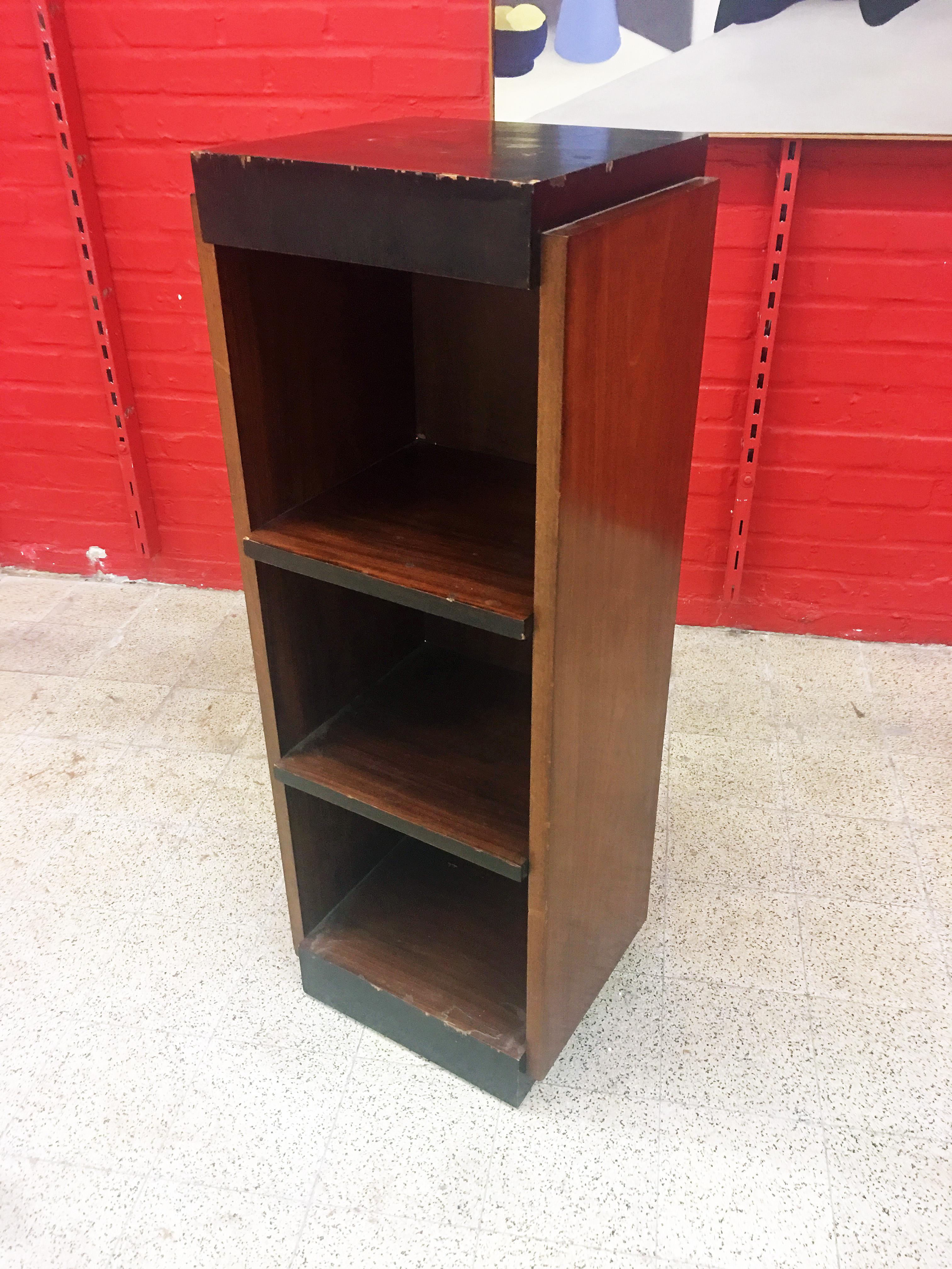 Small Art Deco Library in Mahogany and Macassar Ebony, circa 1930 For Sale 5