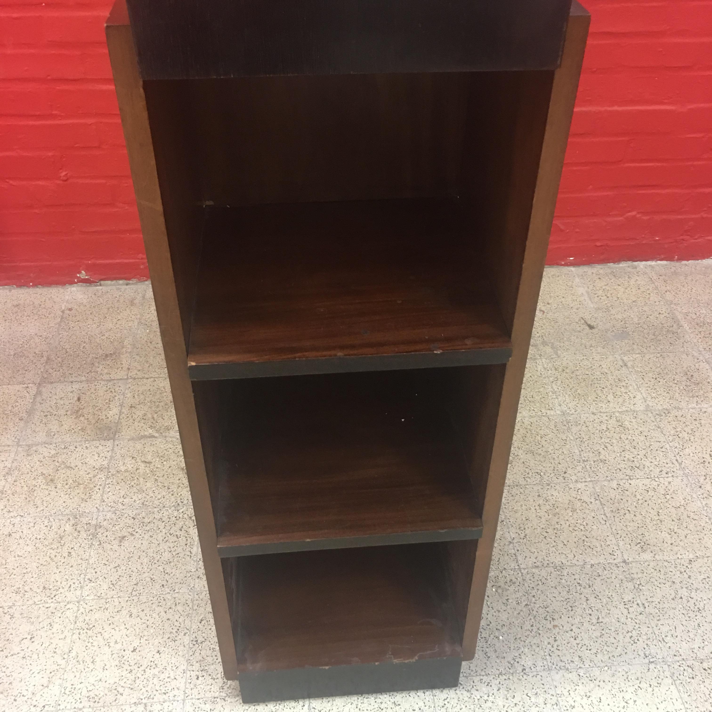 Small Art Deco Library in Mahogany and Macassar Ebony, circa 1930 For Sale 4