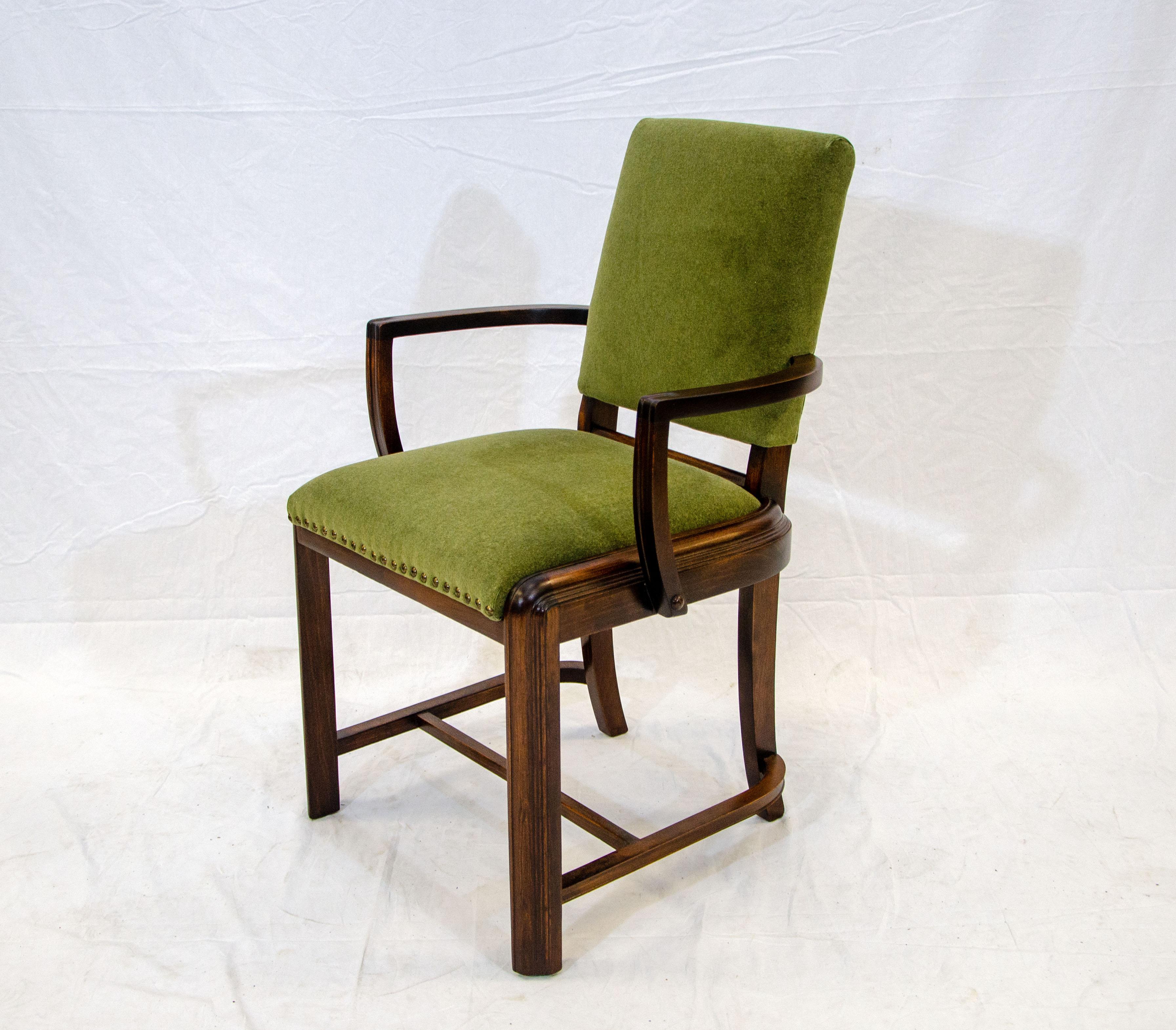 art deco accent chair