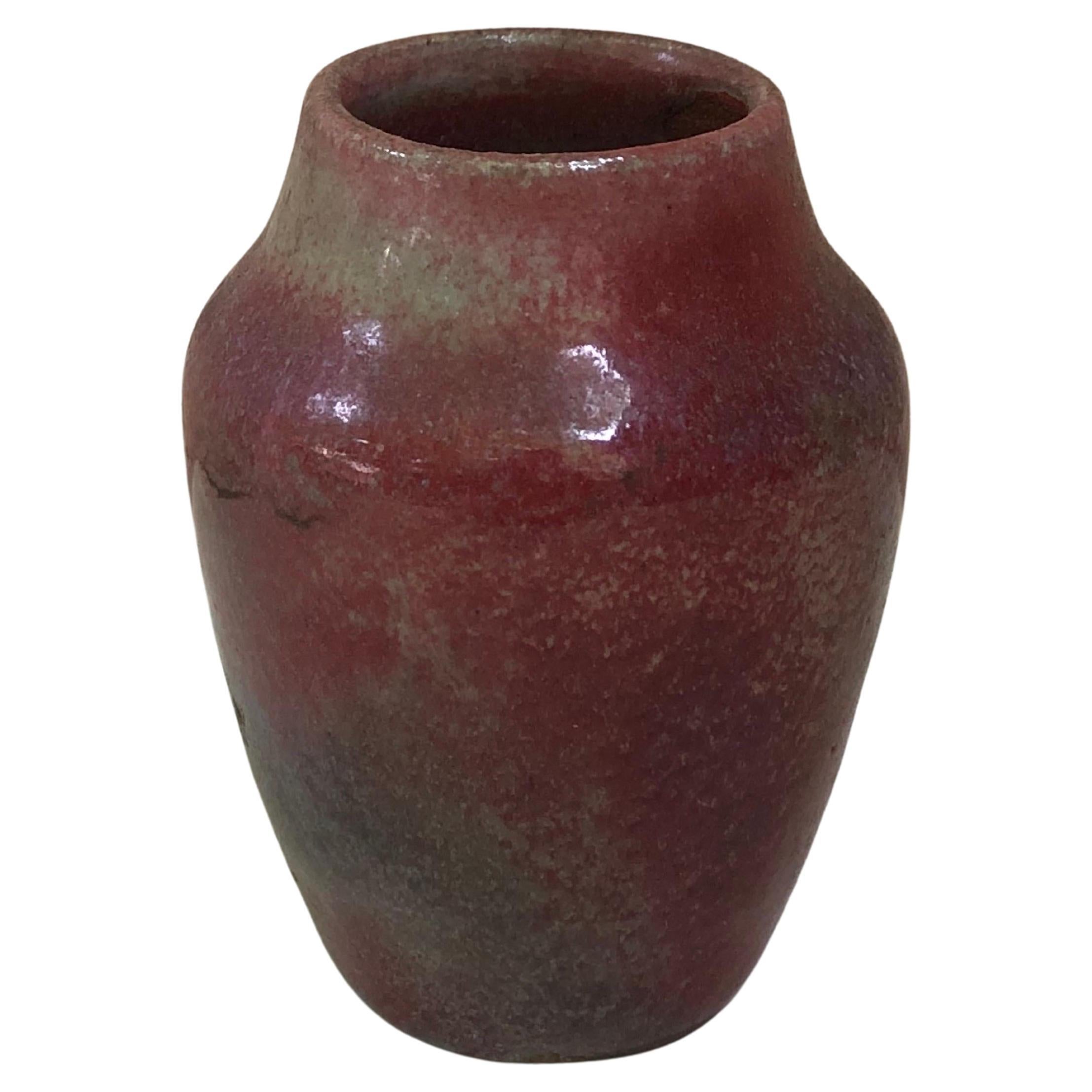 Small Art Deco Pottery Vase Auguste Delaherche, Circa 1930 For Sale