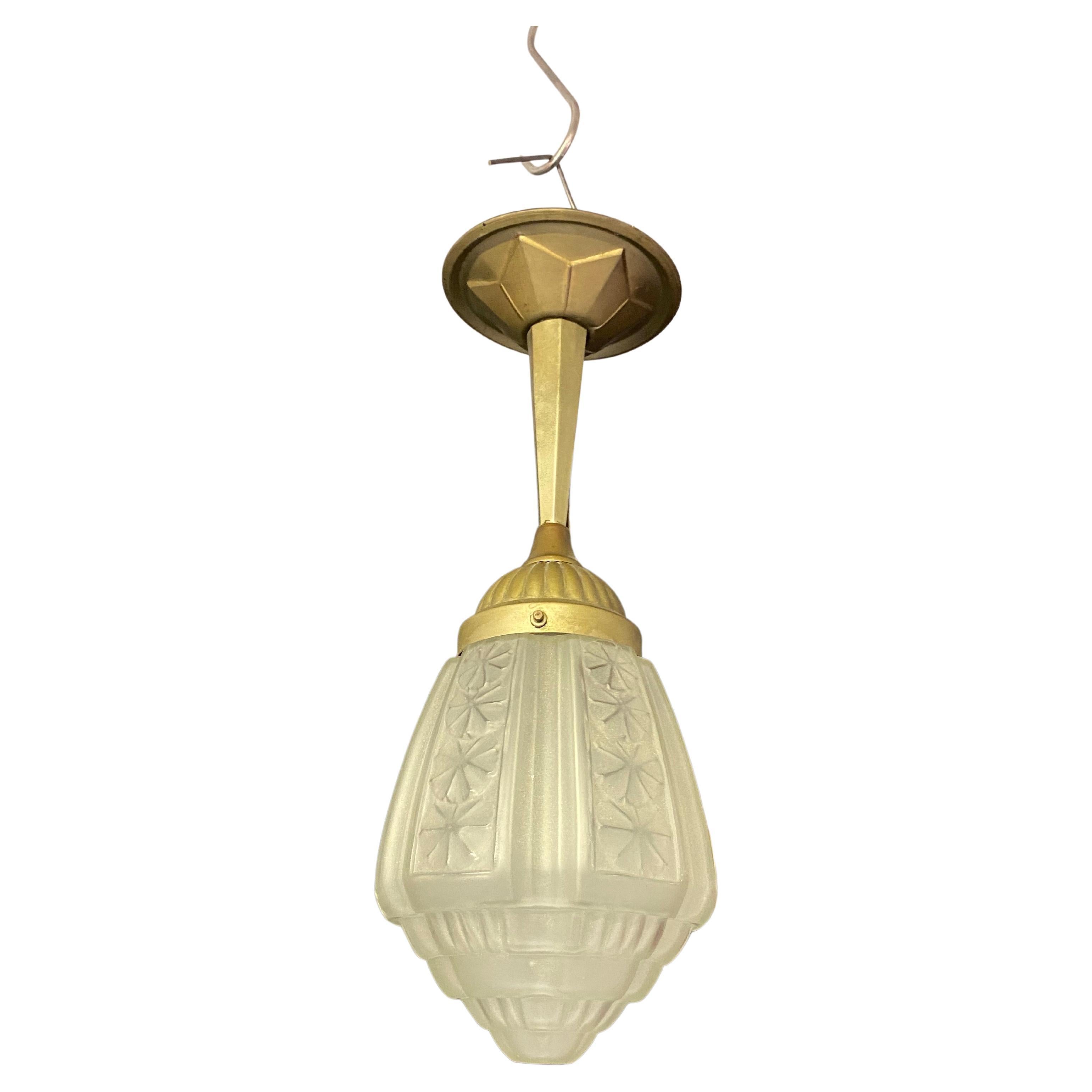 Small Art Deco Suspension circa 1930