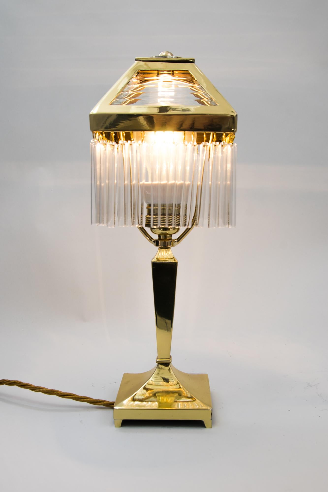 Lacquered Small Art Deco Table Lamp, circa 1920s