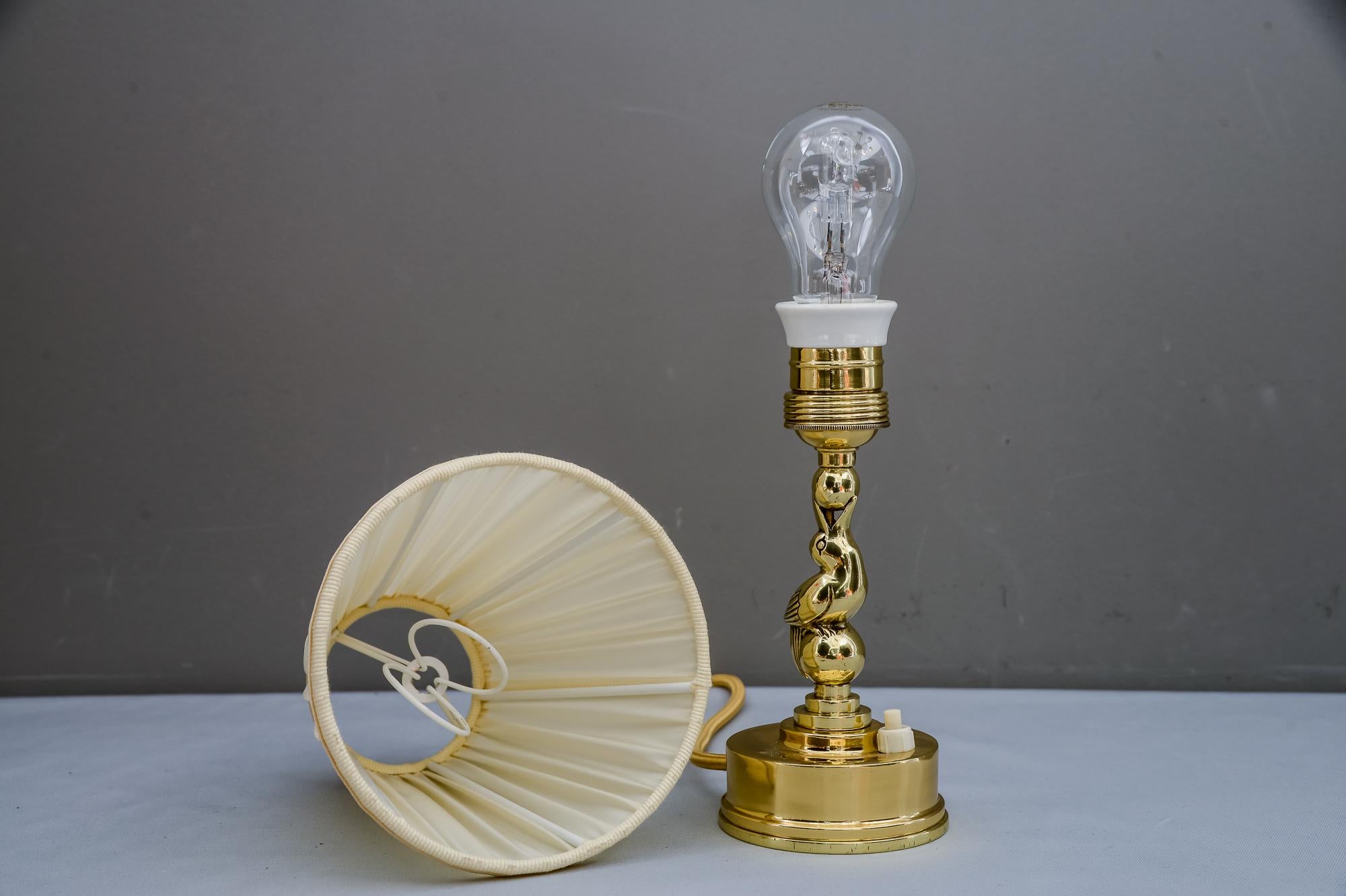 Small Art Deco Table Lamp, Vienna, 1920s 8