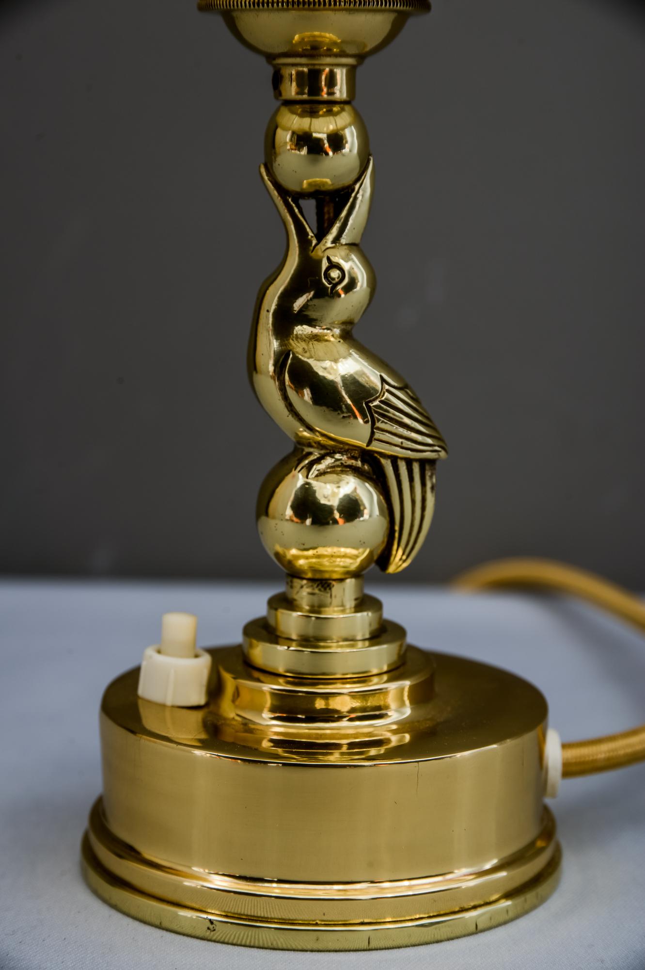 Early 20th Century Small Art Deco Table Lamp, Vienna, 1920s