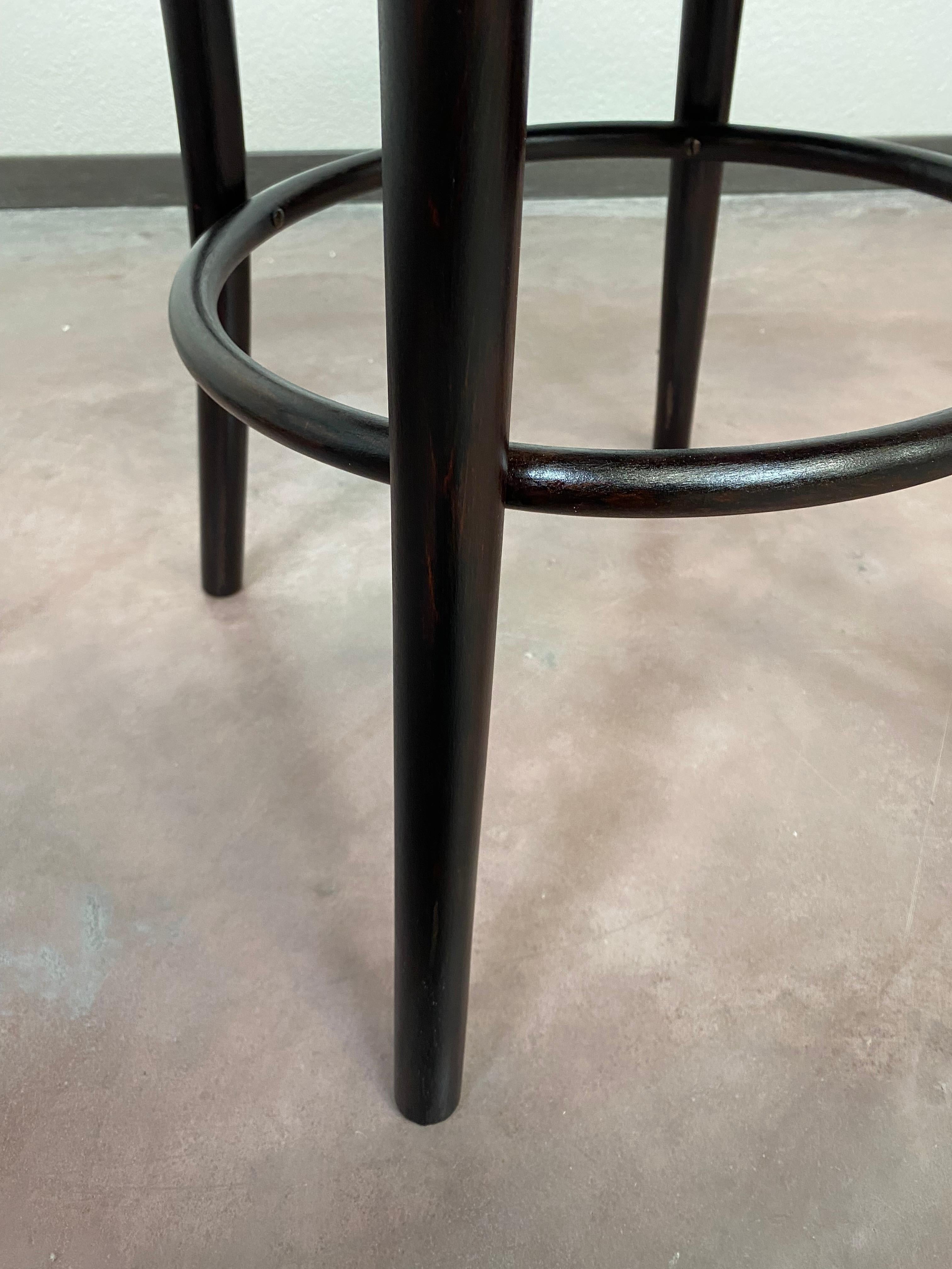 Small art deco Thonet table professionally stained and repolished.