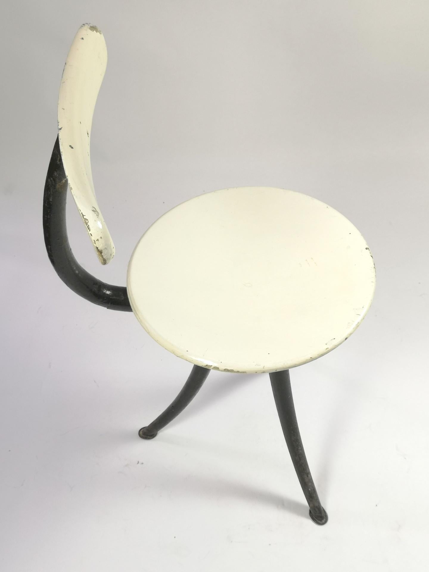 Small Art Deco Workshop Chair by Frigyes Vogel, 1936-1938 For Sale 8