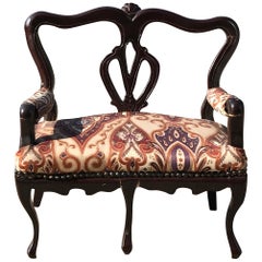 Antique Small Art Nouveau Baby Furniture, Sofa