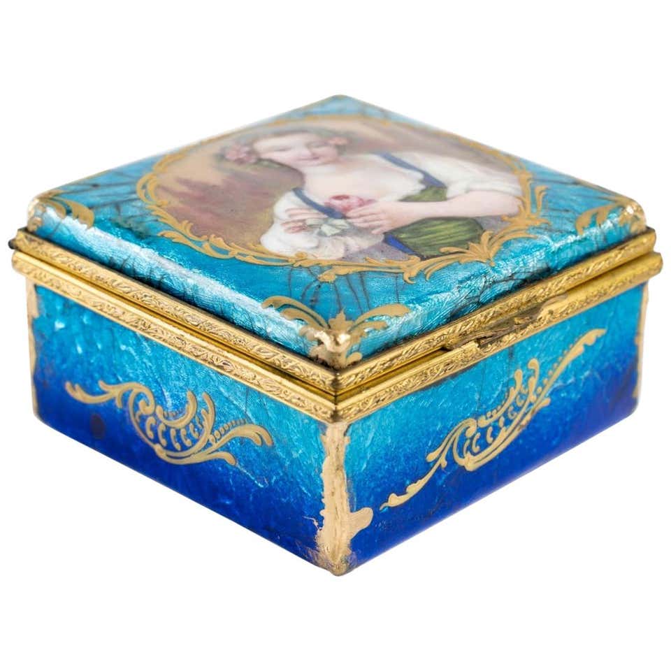 Art Nouveau Boxes - 162 For Sale at 1stDibs | art nouveau jewelry box ...