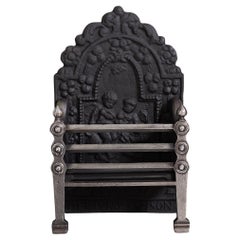 Small Arts and Crafts Iron Fire Grate
