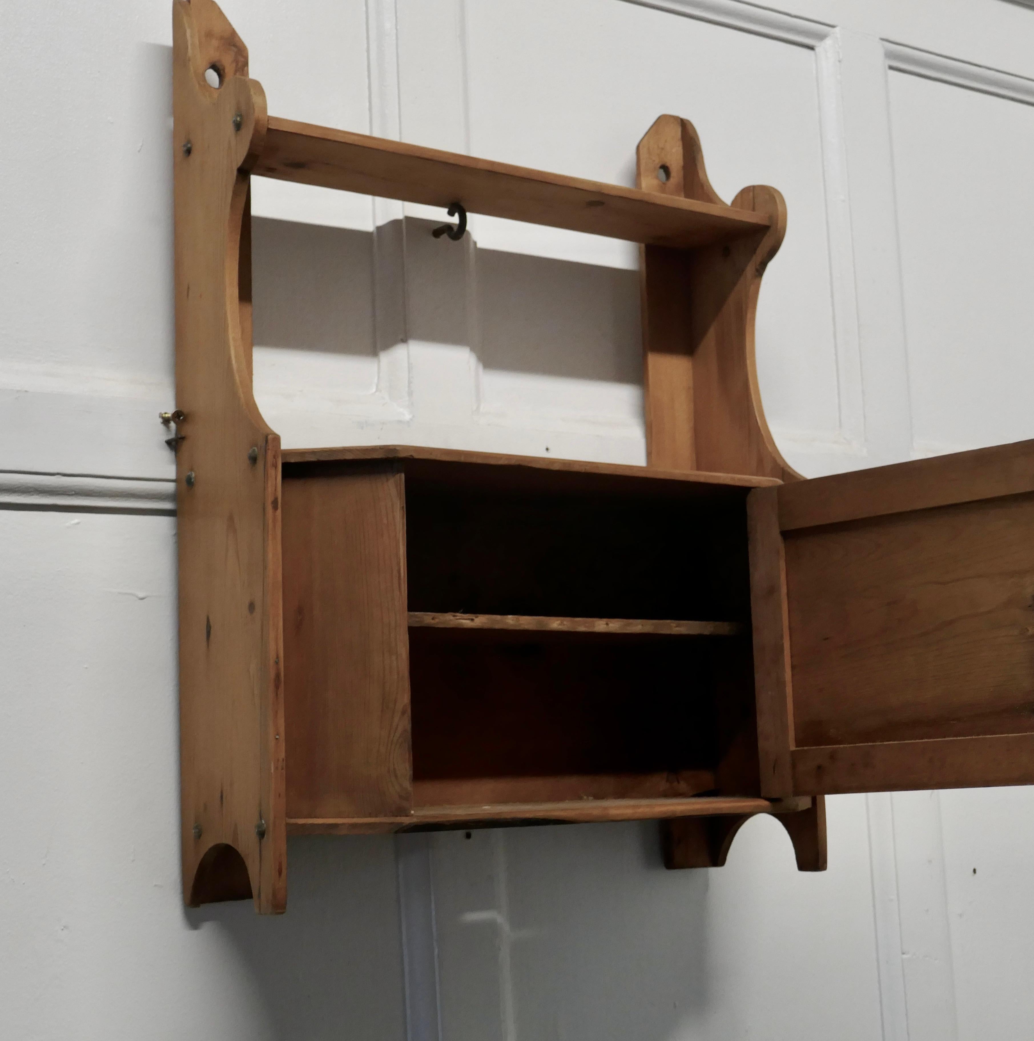 pine wall cabinet
