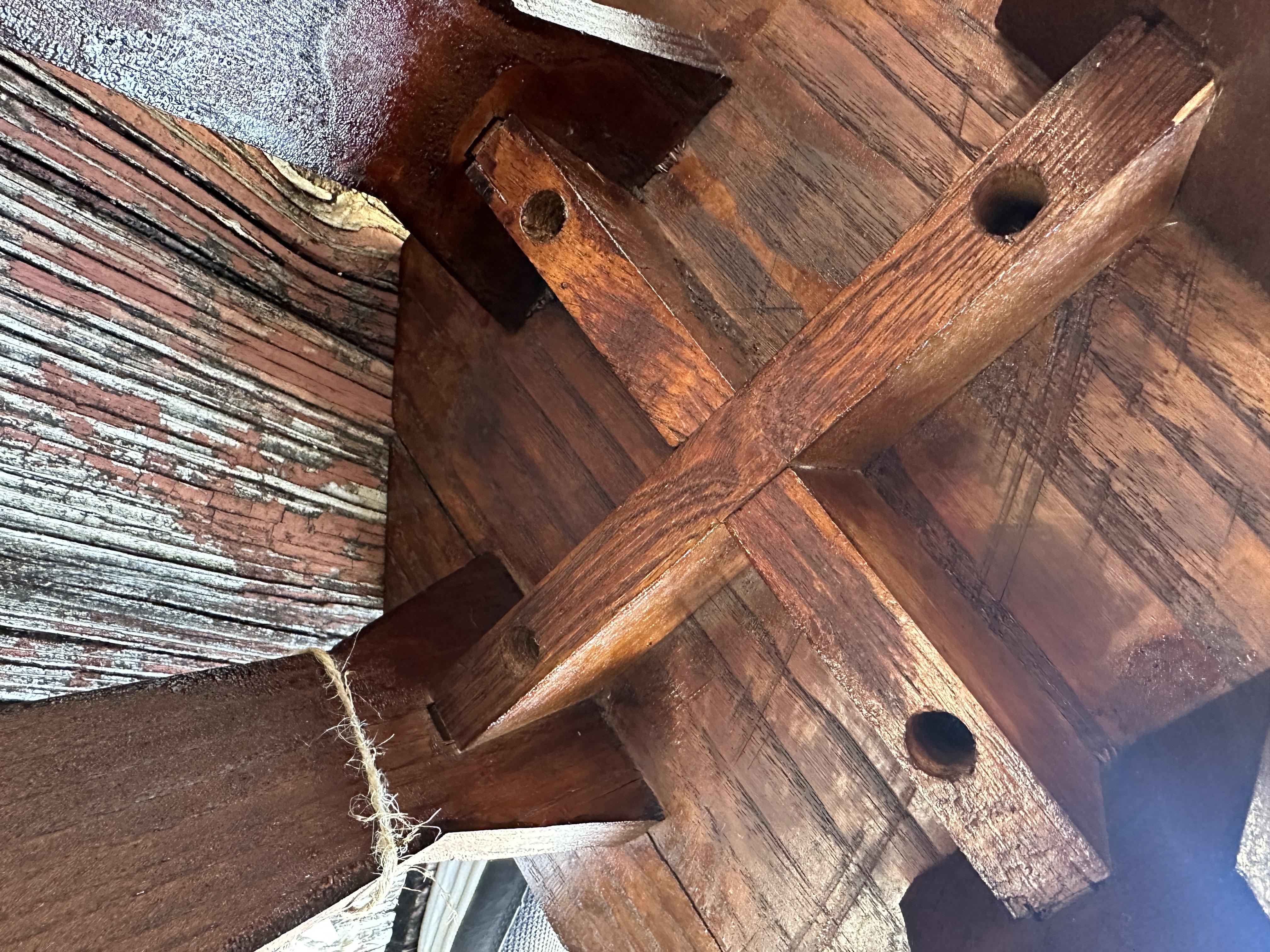 This is a small Arts & Crafts Table made by the Cushman. There have been no repairs or replaced parts.  This table is ready for use in your home or office.

BTW - We have dealt with original Arts & Crafts items (circa early 1900s) since early 1970s